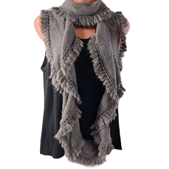 Infinity Women's Scarf Grey - Picture 9 of 10